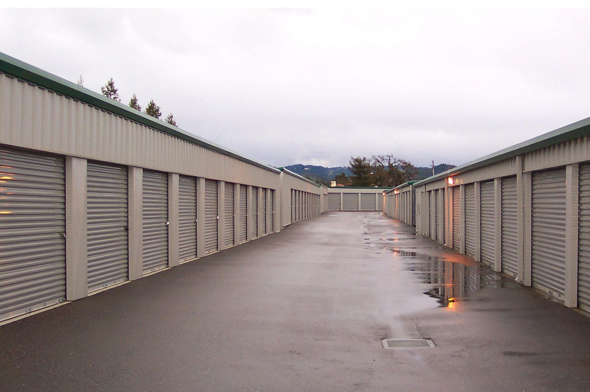 All metal building storage center at National Storage Centers