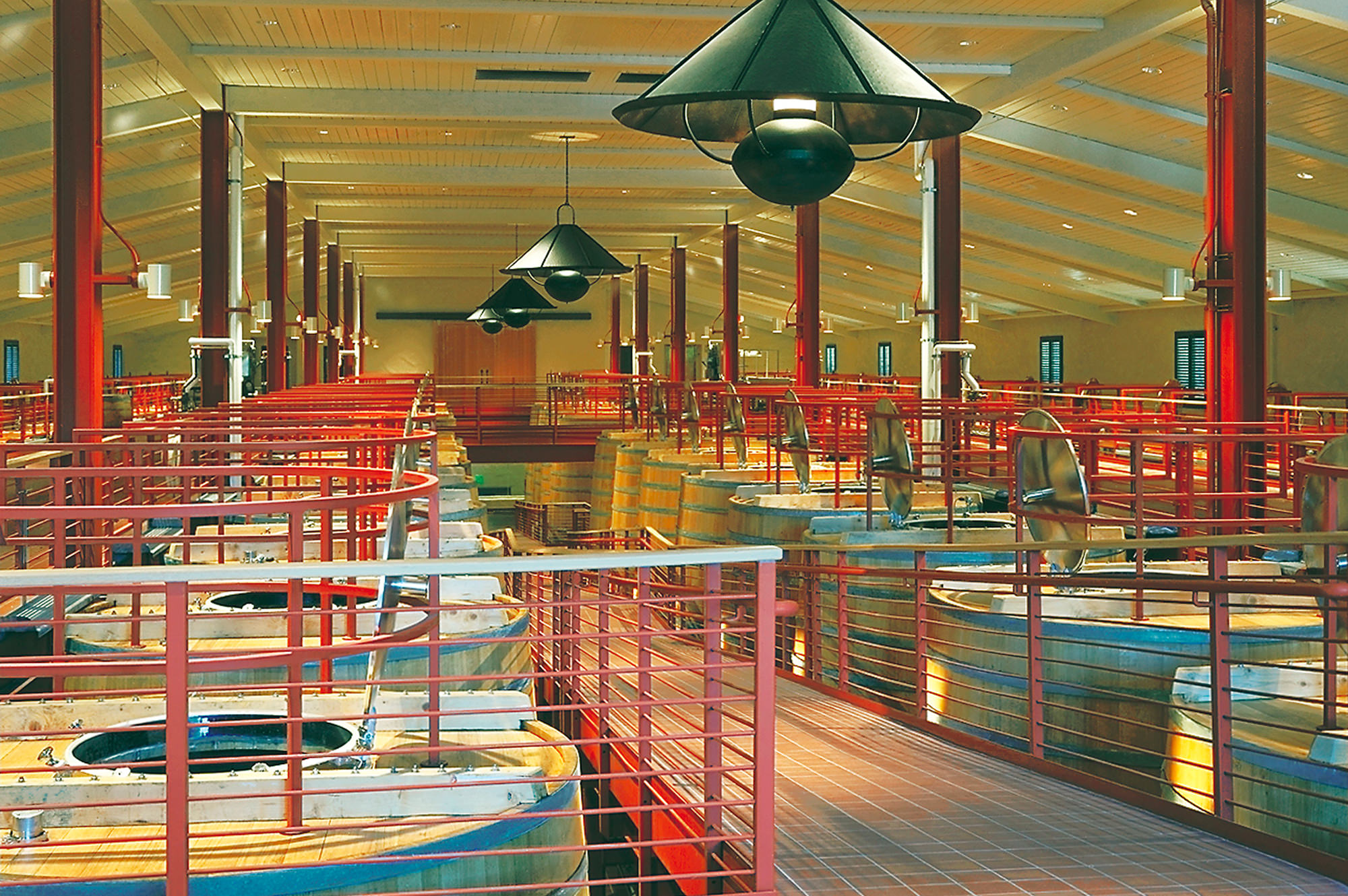 Wine making room at Robert Mondavi Winery