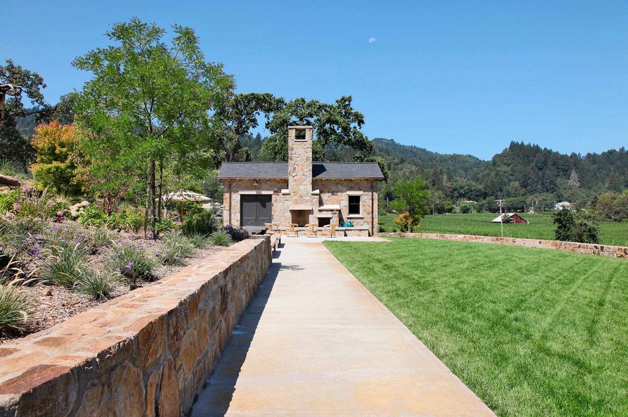 Views from Trinchero Family Estate winery in St Helena