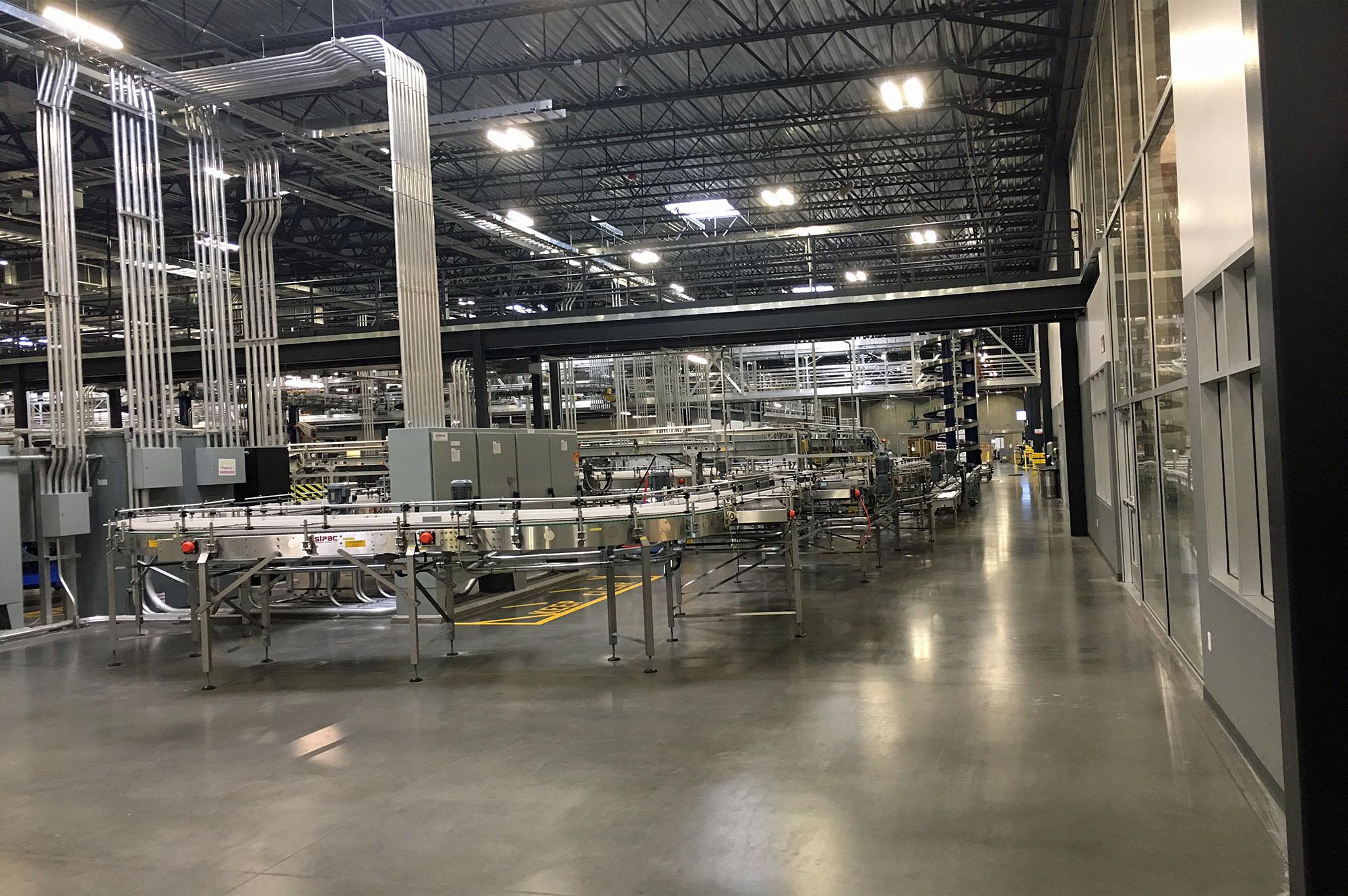 Commercial bottling line for Sutter Home Winery Lodi Facility