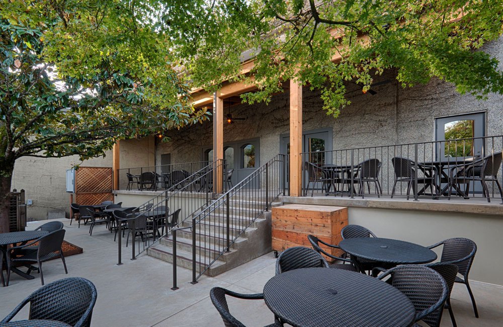 Winery Patio and Seating Area at Virginia Dare Winery