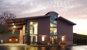 pre-engineered metal building used at a winery 