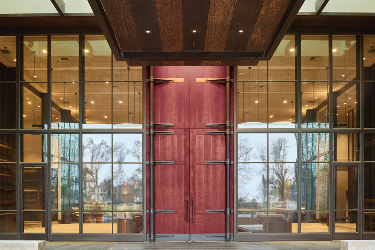 Louis M. Martini Winery entrance completed by FDC in Sonoma County