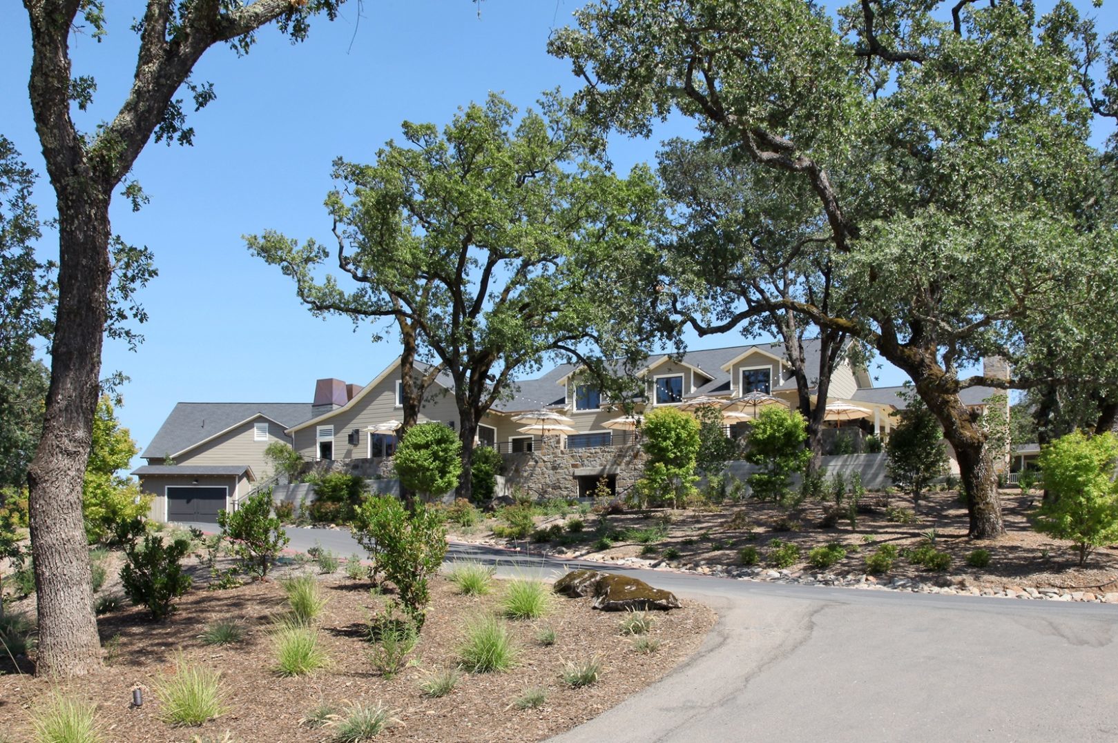 Trinchero Estate exterior renovation and remodel completed by FDC in Sonoma County