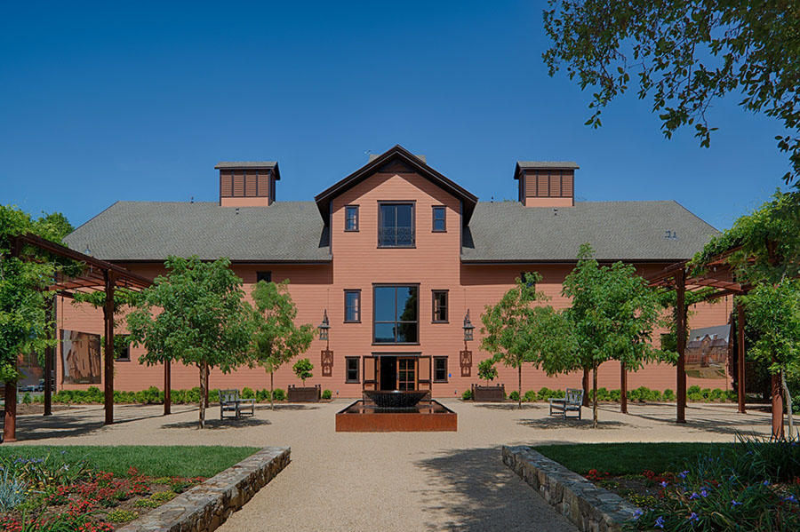 The exterior of the Trefethen Family Estates after the completion of the rebuilding and renovations